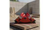 Triangular Right Angle Laser Level Built-in 90 Degree Laser Level Compact Tool Bright for Tilers, Carpenters, Masons, Tile Setting, Woodworking, Masonry