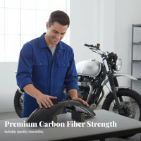 Carbon Fiber Front Mudguard Lightweight Motorcycle Front Mudguard Carbon Fiber Design Mudguard High Strength Shield Guard Sturdy