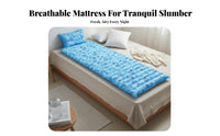 Heat Dissipating Water-Filled Cooling Mattress Waterproof Double Water Mattress Multi-Functional Summer Cooling Bed Pad Leak Proof for Hot Sleepers, Couples, Napping
