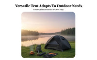 Aluminum Alloy Frame Elevated-Ground Tent Portable Camp Cot Tent Mesh Protection Single Person Shelter Windproof for Solo Travelers, Outdoor Enthusiasts, Fishing, Backpacking, Outdoors, Survival Situations