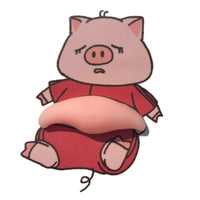 Cute Squishy Pig Toy Funny Pig Press Toy Tactile Tear-Resistant for Office, Desk