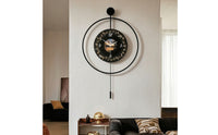 Vinyl Record Style Clock Oversized Vinyl Record Clock Vintage for Living Room
