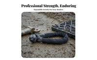High Strength Soft Shackle robust Duty Vehicle Recovery Kit Wear withstandant non-paved-highway Gear guard Sleeve for non-paved-Road Vehicle operators, non-paved-Road Vehicle Owners, towing deviceing, Emergency Situations, track Riding