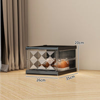 Installation-No-Assembly Stackable Shoe Box Easy Assembly Foldable Shoe Rack Space-Saving Large Capacity for Sneaker Collectors, Entryway, Dorm Room, Closet, Bedroom