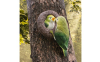 Tree Bird Ornament Resin Wall Mounted Bird Ornament for Garden