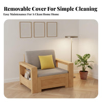 Space-Saving Corner Shape L-Shaped Storage Sofa Nordic Aesthetic Multi-Piece Sofa with Storage two-in-aUse Design Living Room Furniture Removable pads for Apartment Dwellers, Families, Homeowners, Small Spaces, Lounge Area