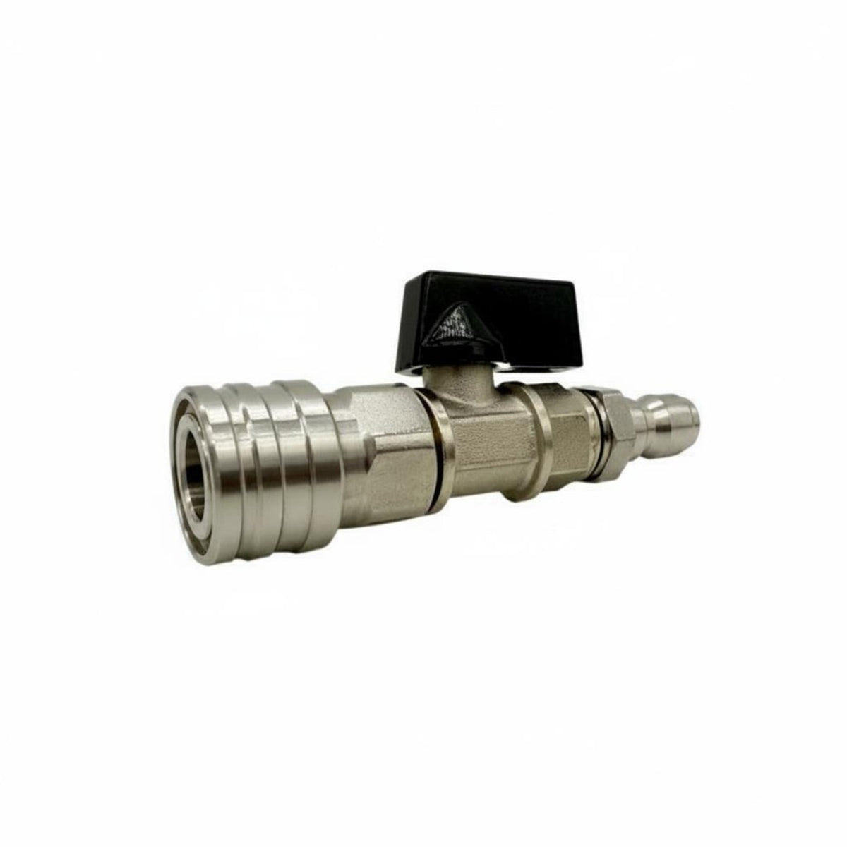 Sturdy Metal Build Pressure Washer Quick Coupler Washer Adapter Valve Leak Secure Connection High Pressure Hose Connector for Car Wash, Garage