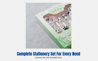Panda Stationery Set, Cartoon Pen Gift Box, Color Pen, Gel Pen, Ink Pen, Erasable Pen, Student Holiday Gift