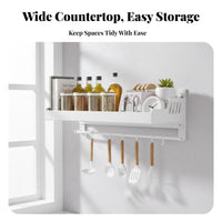 Space-Saving No-Drill Floating shelf Multi-Purpose Floating shelf Multipurpose Household Storage Minimalist Design for Homeowners, Decor hobbyists, Students, Bedroom, Living Room, Entryway, Kitchen