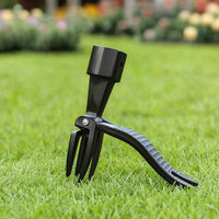 Unwanted Plant Puller Head Serrated Weeder with Prongs Manual for Lawn