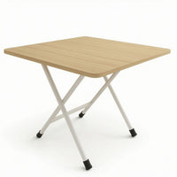 Space-Saving Square Folding Table Compact Foldable Table Portable Non-Slip for Small Apartment