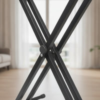 X-Frame Keyboard Stand Adjustable Double-Braced Keyboard Stand Reinforced Lightweight for Keyboardists, Home Practice