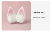 2 Pieces Soft Hare Ear Fastener S Ancient Design Hare Ear Hair Fastener S Creature Ears Cute Design Costume Headwear Easy To