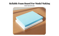 Firm-Density Foam Board Easy to Cut Architectural Model Material Smooth Surface Diorama Building Foam for Model Makers, Hobbyists, Dioramas, Sculpting