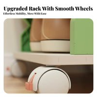 Space-Saving Multi-Layer Shoe Rack Easy Installation Mobile Shoe Rack Small Footprint Long-Lasting for Students, Families, Renters, Entryway, Dorm Room, Hallway, Bedroom