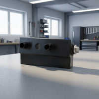 Gearbox Fluid Thermal Valve Black Anodized Gearbox Fluid Thermal Bypass Valve Compact Unrestricted Circulation