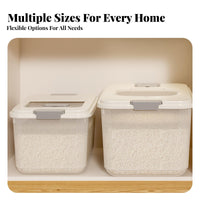 Moisture-Proof Airtight Rice Container Safe Rice Storage Container Wide Mouth Design for Kitchen