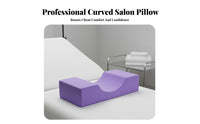 Professional Grade Eyelash Extension Pillow Removable and Washable Cover U-Shaped Lash Pillow Pressure Relief for Tattoo Artists, Spa, Home