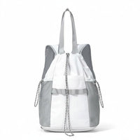 Badminton Backpack Double Zipper Sports Travel Backpack Padded Back Straps Badminton Racket Bag for Men