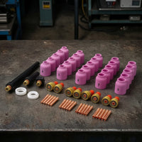 58 Pieces Tungsten Inert Gas Welding Kit Assorted Collet for Fusing Workshop