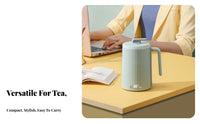 Electric Stewing Cup Keep Warm Function Multifunctional Heating Cup Auto Shut- Portable Electric Kettle for Students, Home, Desktop, Business Trips