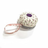 3-in-1 Design Retractable Tape Measure Pin Cushion Portable Pin Cushion Tape Measure Needle Holder for Sewers, Crafters, Quilters