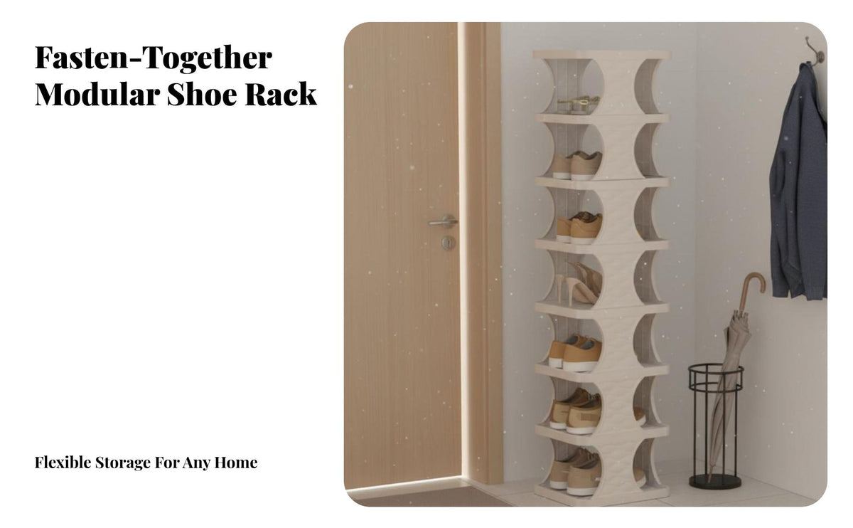 Narrow Shoe Rack Space-Saving Multi-Tier Shoe Rack Small Footprint for Students, Entryway, Dorm Room, Bedroom