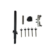 Multi-Post Percussion Bar with Mounting Posts Matte Black Accessory Mounting Bar Adjustable Percussion Mount Wear-Resistant for Stage, Recording Studio
