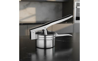 Dumpling Filling Water Extractor Multi Functional Stainless Steel Food Press Non Slip Handle Manual Vegetable Press for Chefs, Restaurant