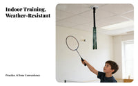 Badminton High Clear Practice Aid Long-Lasting Hanging Badminton Practice Aid Sports Equipment Easy Installation Automatic