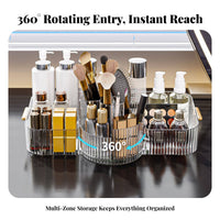 Rotating Makeup rotating organizer Multi-Compartment Cosmetic Organizer Large Capacity