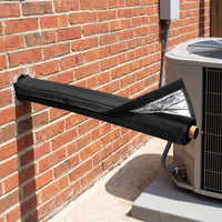 Air Conditioner Pipe Cover Weatherproof Quick Removal for Outdoor Systems
