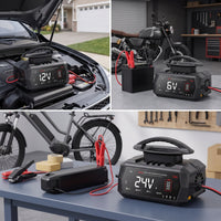 Pulse Repair Charger Automatic Smart Battery Charger Portable Compact for Garage, Workshop