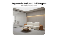 Curved Couch curved Shape Curved Settee Comfortable Seating Sofa for Interior Designers, Apartment Dwellers, Reception Area, Living Room, Small Spaces