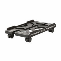 Mobile CPU stand rack with Wheels Raised Edges Rolling System Unit Stand Heavy Duty Adjustable Computer Case Holder for Office