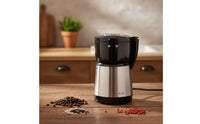 Multi-Functional Electric Coffee Grinder Compact Electric Seasoning Grinder Stainless Steel Powder Grinding Machine Countertop for Home Cooks, Kitchen, Apartments, Cafes