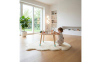 Fine Movement Skills Wooden Multi-Activity Toy Table Hand-Eye Coordination Wooden Child-Led Activity Table Cognitive Development Children's Plaything Sturdy for Toddlers, Babies, Playroom, Nursery, Daycare