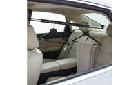 Easy Installation Telescopic Car Clothes Bar No-Drill Car Interior Clothes Hanging Non-Slip Grip Backseat Garment Bar Heavy Duty for Travelers, Sales Professionals, Camping