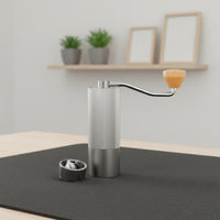 Manual Coffee Grinder Adjustable Mill Size Hand Crank Coffee Grinder Kitchen Appliance All-Metal Frame Easy to Clean for Camping