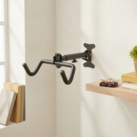 Bike Wall Mount Hanger Telescoping Bike Wall Mount Cycle Hanger with Adjustable Arm Space-Saving Retractable for Cyclists