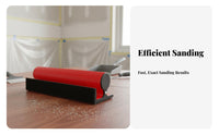 Built-in Light Illuminated Sanding Block Easy Paper Change Lighted Hand Sander Comfortable Grip for Painters, Woodworking, Floor Refinishing