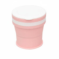 Heat Resistant Collapsible Water Cup Food Grade Silicone Travel Cup for Bathroom, Outdoor
