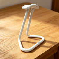 Minimalist Desktop Headphone Stand Cylindrical Headphone Storage Stand exposedFrame Headset Holder Curved Top Support