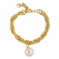 Multi-Layer Chain and Pearl Bracelet Light Luxury Feel Layered Bracelet Set