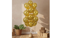 12 Inch Wild Print Latex Balloons Assorted Prints Wild Print Balloon Bright Colors for Event, Birthday