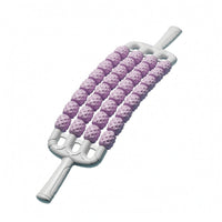 Textured Curved Massage Stick Back and Neck Bendable Massage Stick Plastic Portable