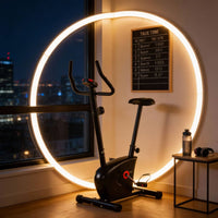 Exercise Bike Adjustable Resistance Upright Exercise Bike Belt-Drive Equipment for Adults