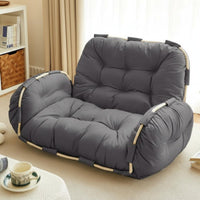 Space-Saving Design Adjustable Tatami Sofa Bed Luxuriously Soft and Comfortable Convertible Lounger Chair Thickly Padded Indoor Furniture No Assembly Required for Apartment Dwellers, Overnight Guests, Bay Window, Small Apartments, Dorm Room