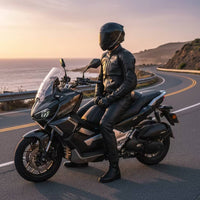 One-Piece Seat with Backrest Direct-Fit for Motorcyclists