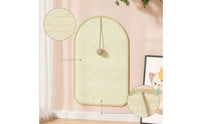 Wall Cat Scratcher Self Cat Scratching Pad with Ball Space-Saving Sisal Scratching Board for Cats, Kittens, Living Room, Apartment